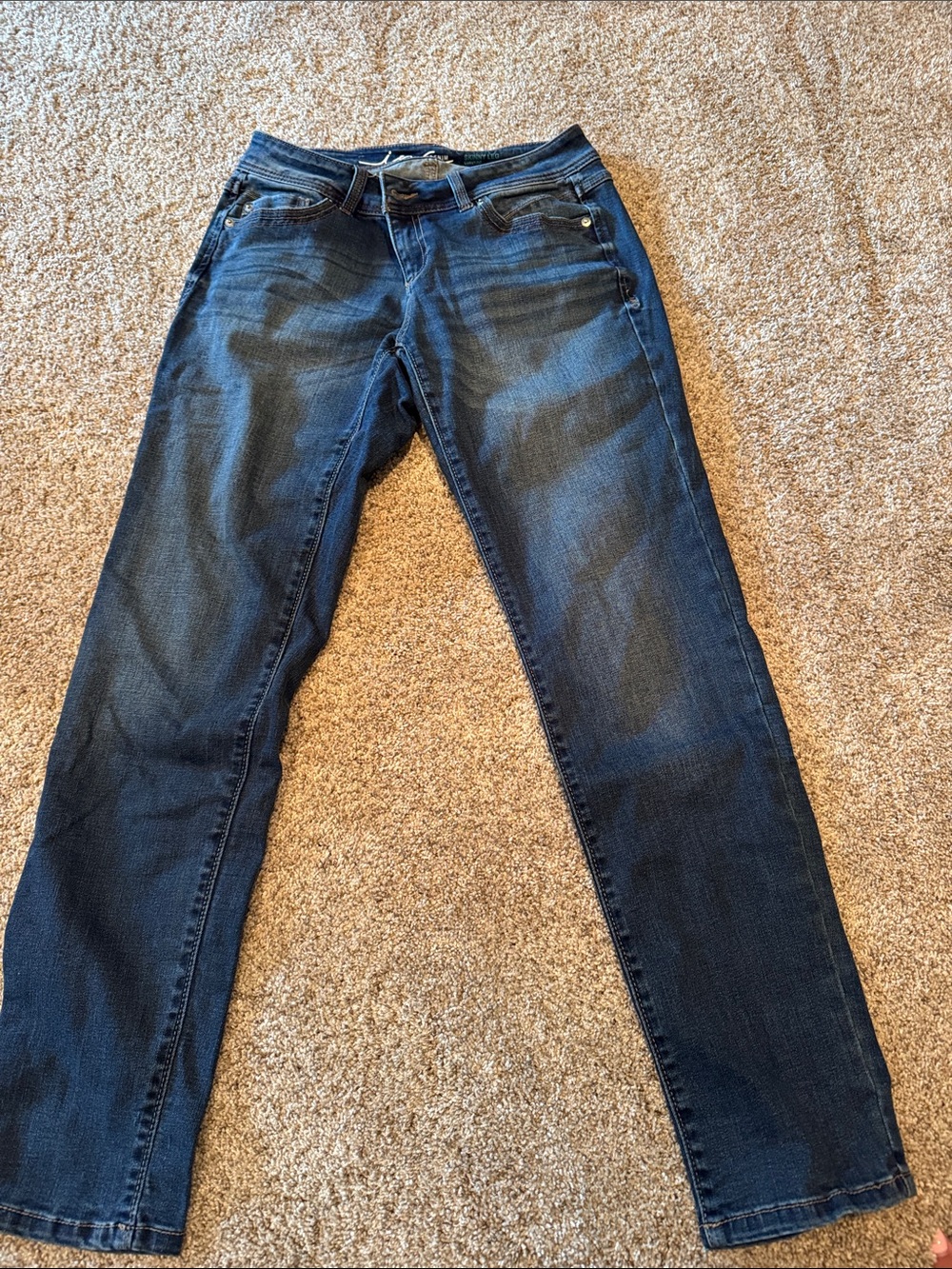 INC International Concepts Women's Dark Wash Skinny Jeans